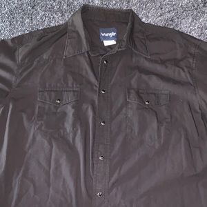 Men’s Wrangler western black shirt